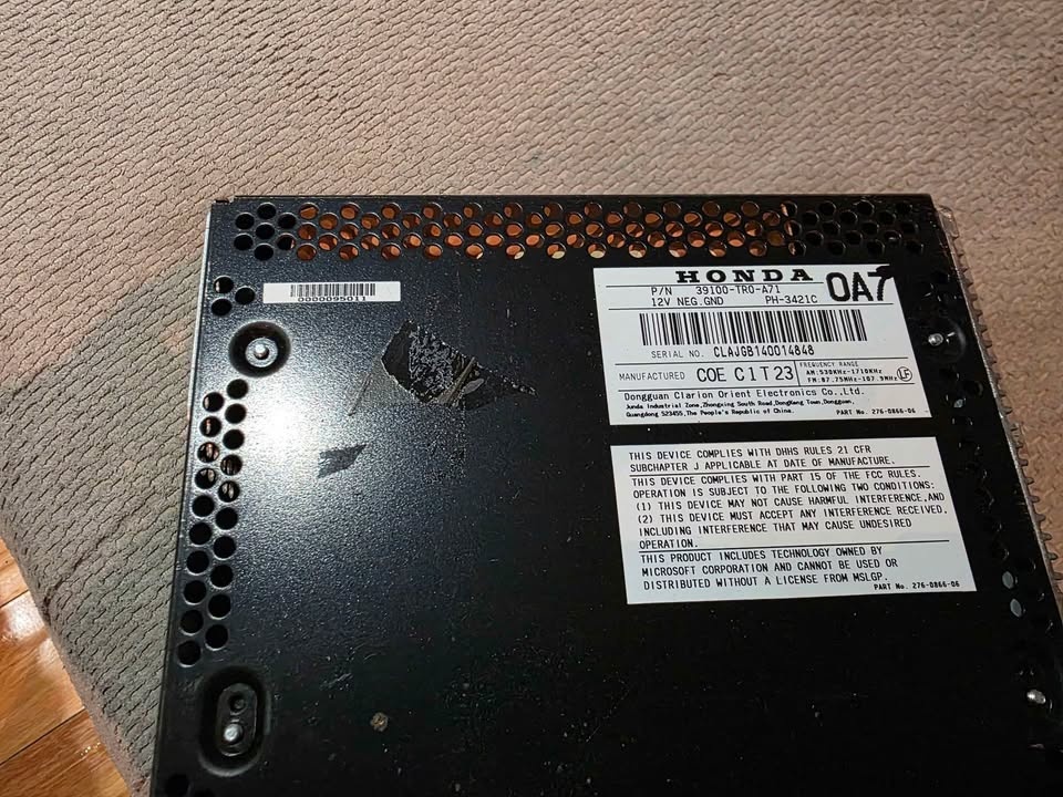 2012 Honda Civic Audio System - photo 3