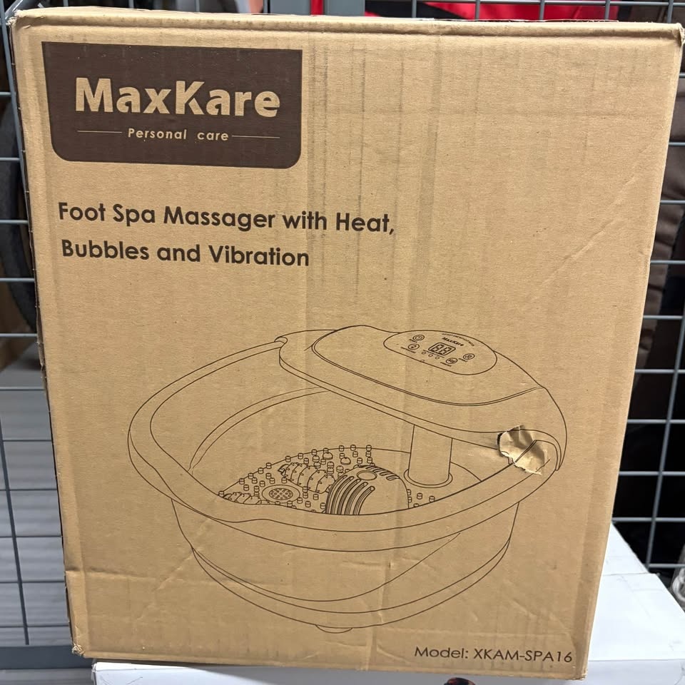 MaxKare Foot Spa Bath Massager with Heat, Bubbles - photo 3