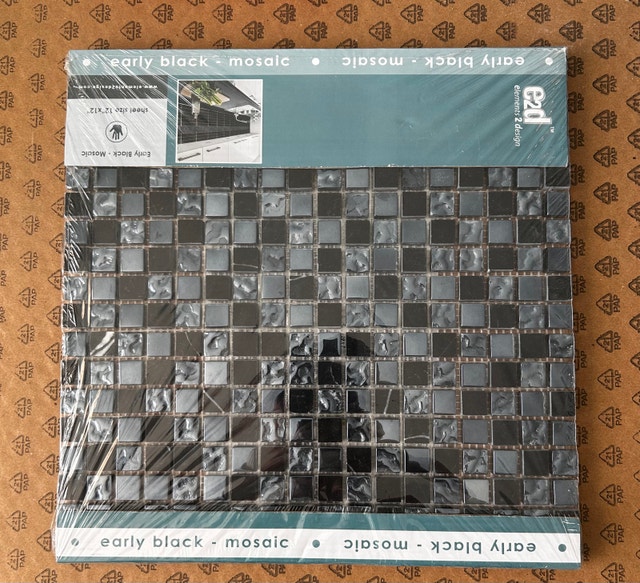 Elements 2 Design Mosaic Tile - Early Black