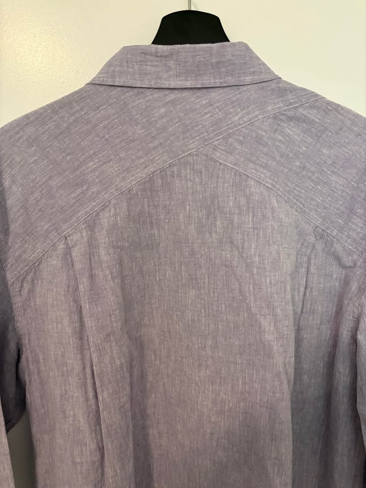 Kotn Men’s Featherweight Long Sleeve Shirt – Lavender - photo 2