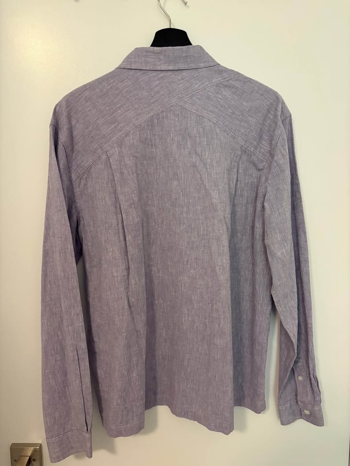 Kotn Men’s Featherweight Long Sleeve Shirt – Lavender - photo 3
