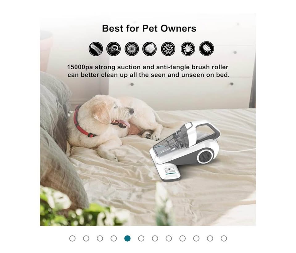 Dibea Handheld Bed Vacuum Cleaner - photo 4