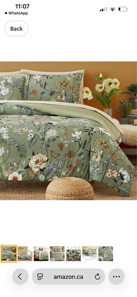 Queen Comforter Set, 7 PCS