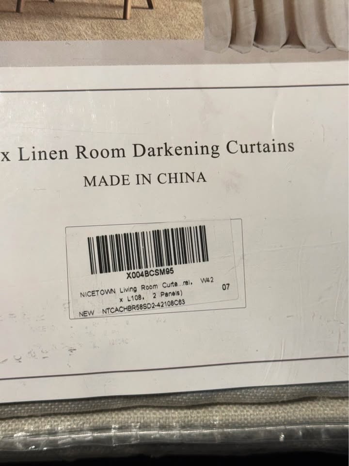 NICETOWN Luxury Faux Linen Curtains - Room Darkening - photo 5