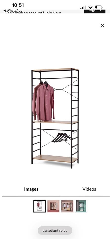 Freestanding Closet Organizer System Kit