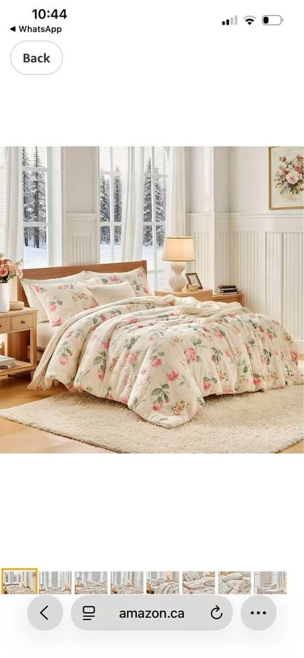 UOZZI BEDDING Fluffy Flannel Comforter Set Queen