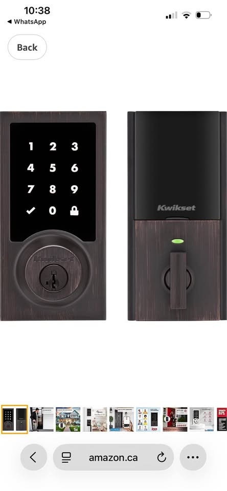 Kwikset HomeConnect 918 Touch Screen Z-Wave Lock
