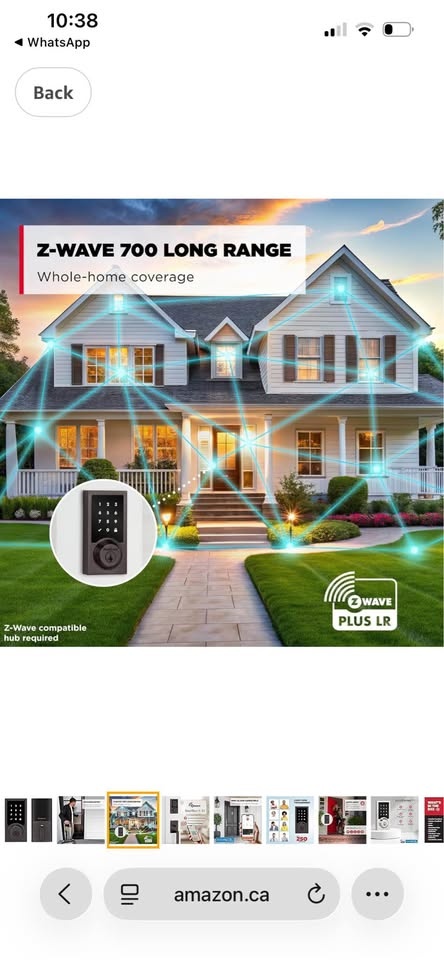 Kwikset HomeConnect 918 Touch Screen Z-Wave Lock - photo 2