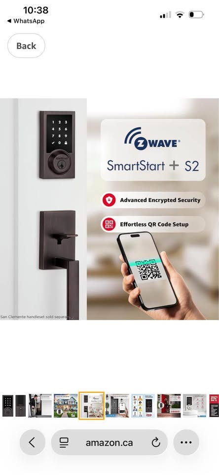 Kwikset HomeConnect 918 Touch Screen Z-Wave Lock - photo 3