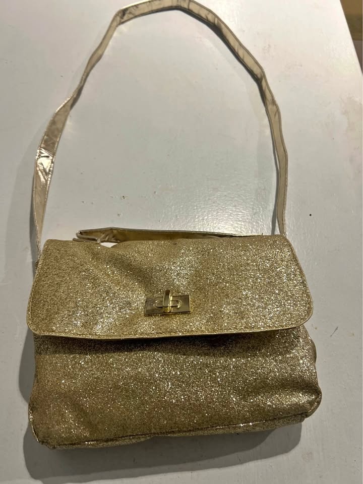 Gold color purse