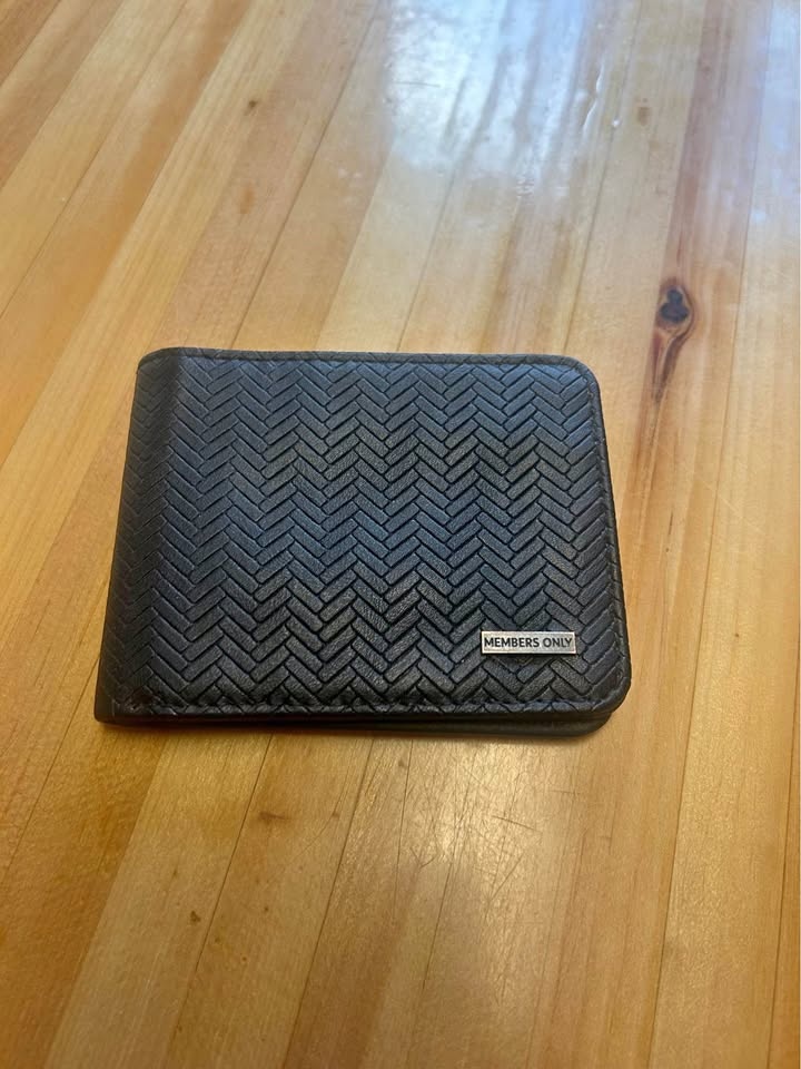 Members Only Black Wallet