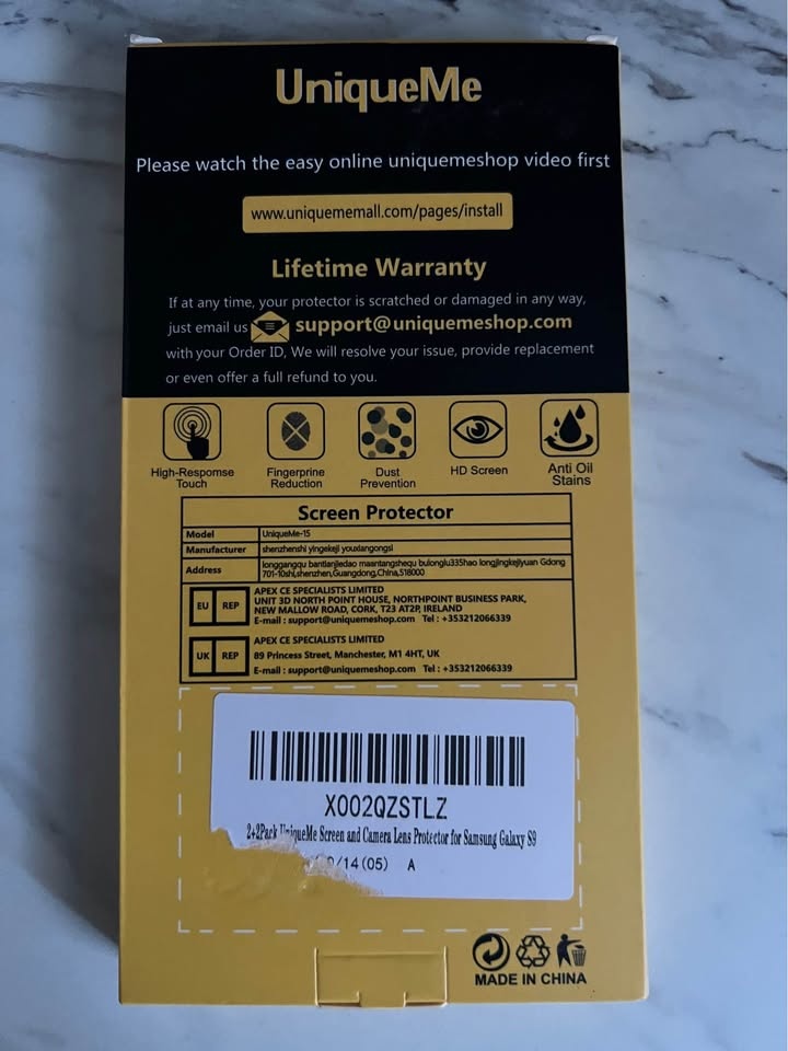 Samsung Galaxy S9 Screen & Camera Lens Protector - photo 2