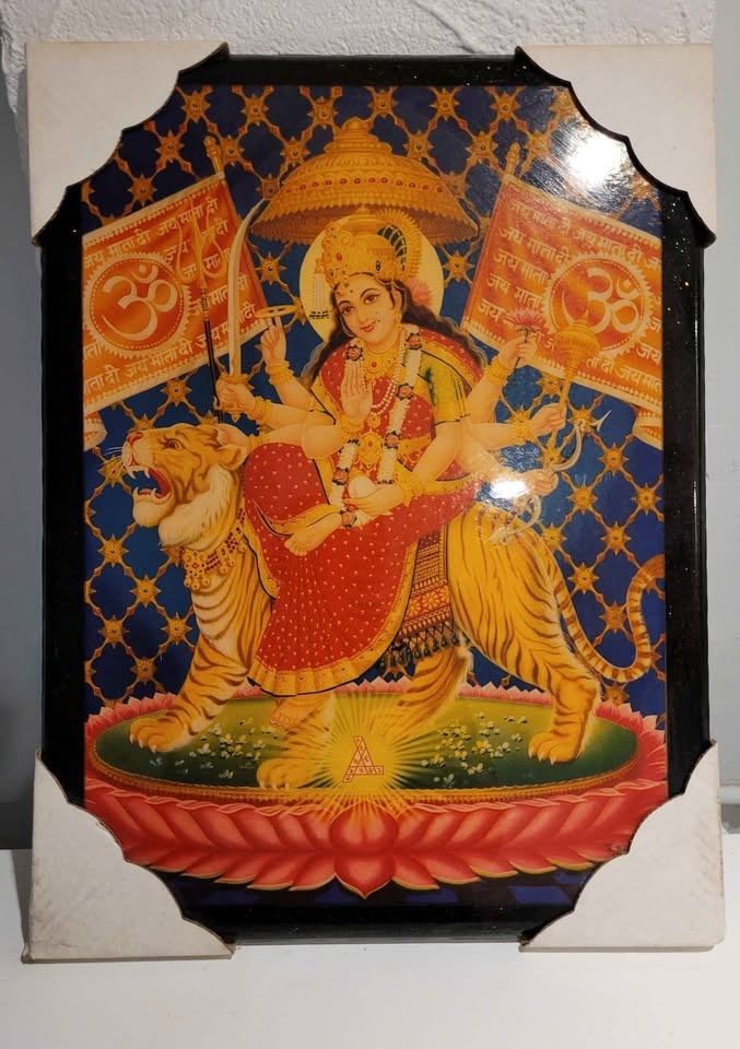India Hindu gods in built in frame - photo 2