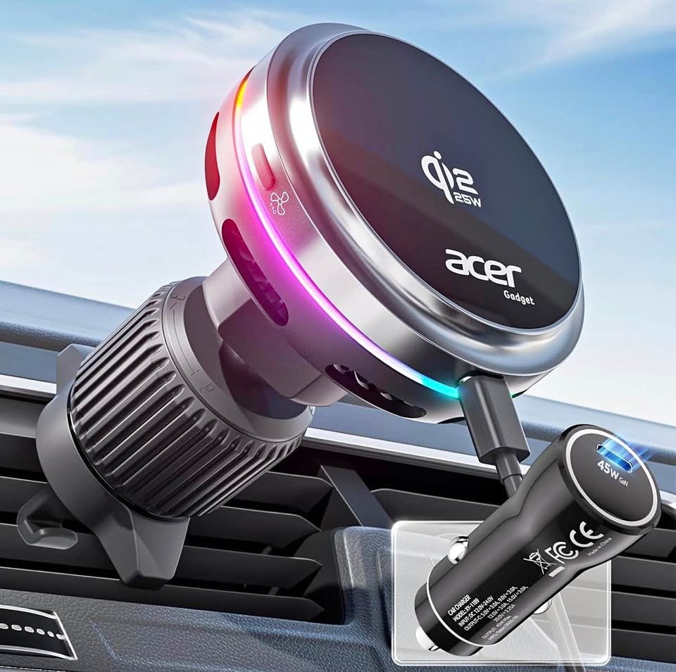 Brand New Magnetic Car Phone Holder- Wireless Car Charger