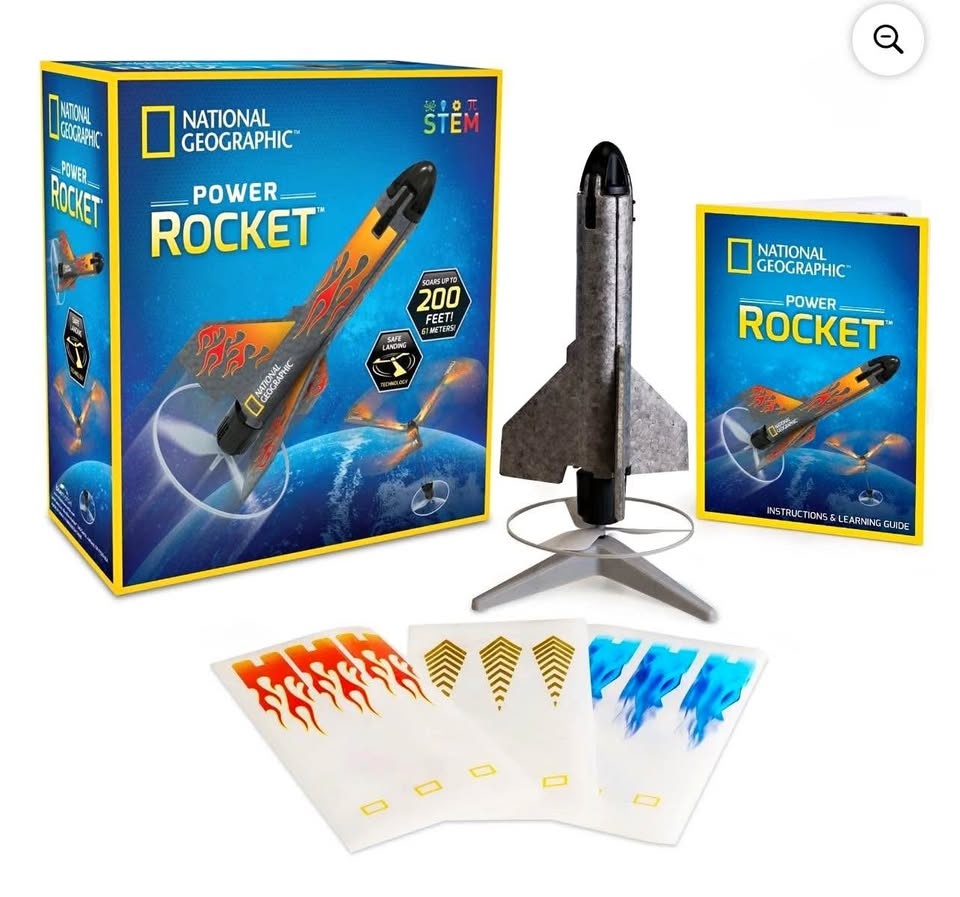 National Geographic Power Rocket Launcher (Ages 8+)🏆