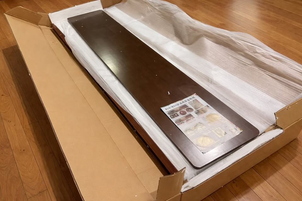 Wood Full Length Mirror with Storage & Coat Rack - Brand New - photo 4