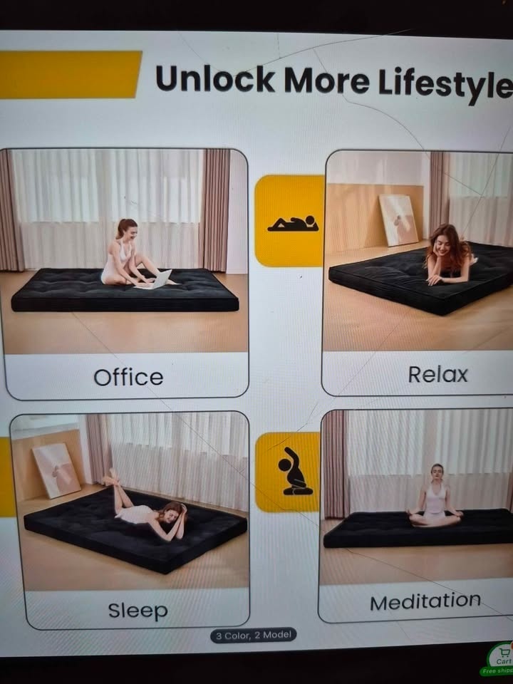 Foldable 4 inch Full Mattress - Brand New - photo 3