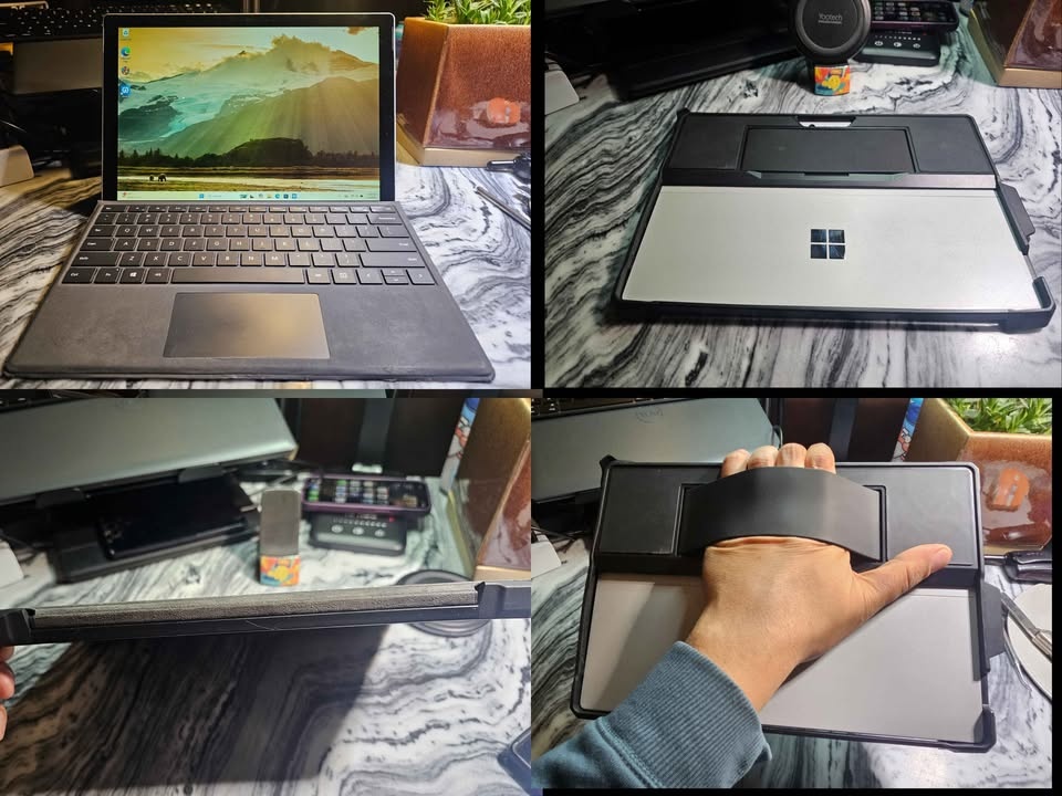 Surface Pro 6 Bundle w/ 2 Keyboards, Dock, Stylus, Speakers, Sta