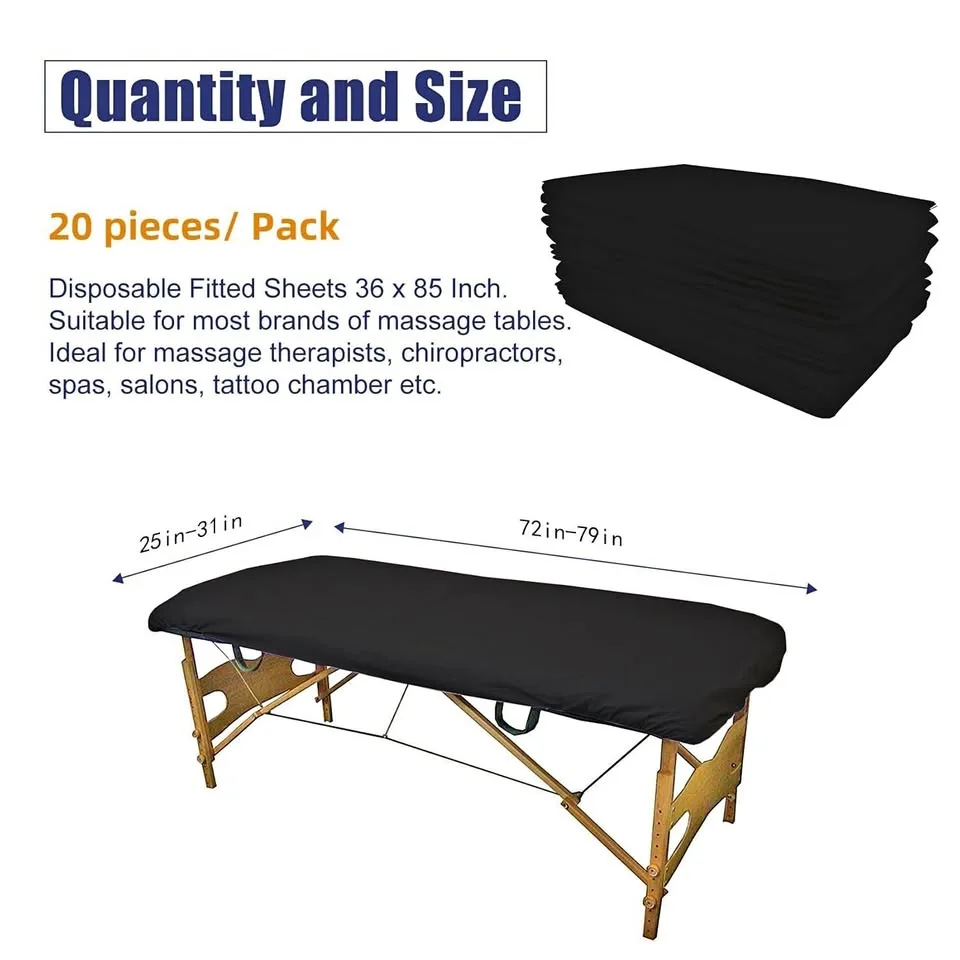 New~Disposable Massage Table Sheets, 36 x 85(20 PCS) thumbnail