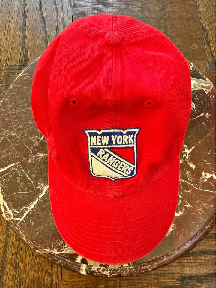 ´47 Red New York Rangers Clean Up Adjustable Hat