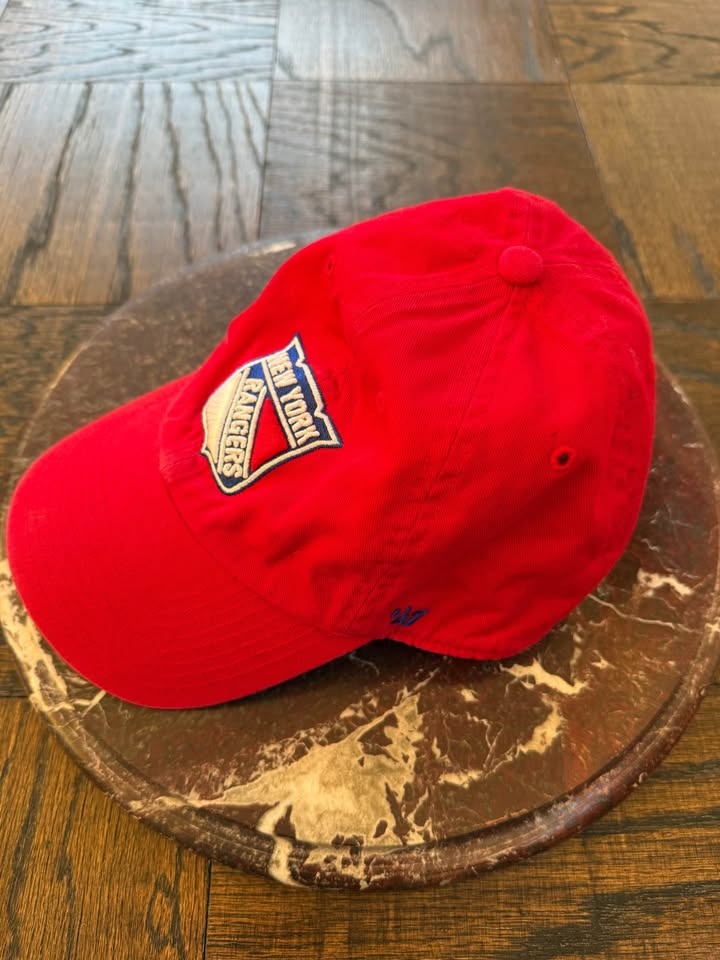 ´47 Red New York Rangers Clean Up Adjustable Hat - photo 2