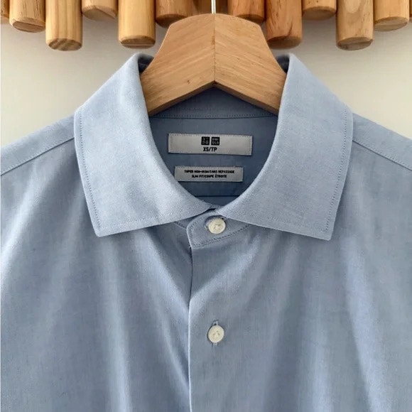 Uniqlo Dress Shirt in Light Blue - photo 2