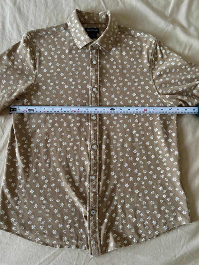 Vintage Floral Pique Shirt in Mocha - photo 5