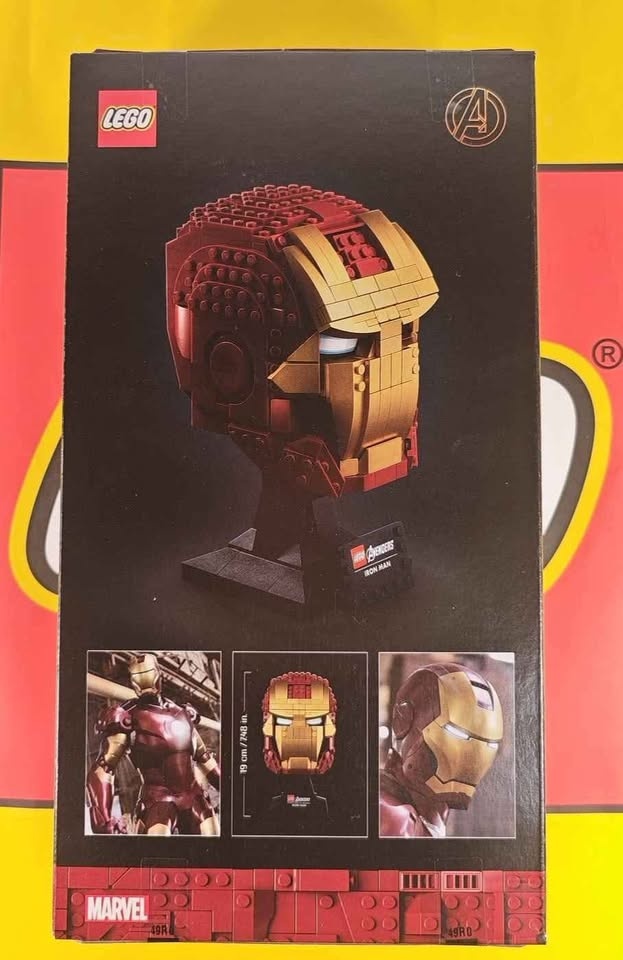 LEGO Marvel 76165 Iron Man Helmet Retired 2021 BNIB - photo 2