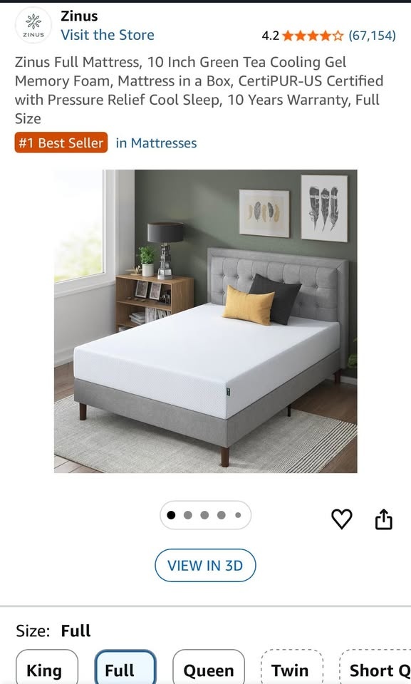 Zinus Full Mattress - photo 2