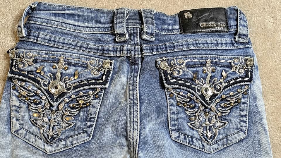 Y2k Gracie in LA women's jeans McBling - Will lower price