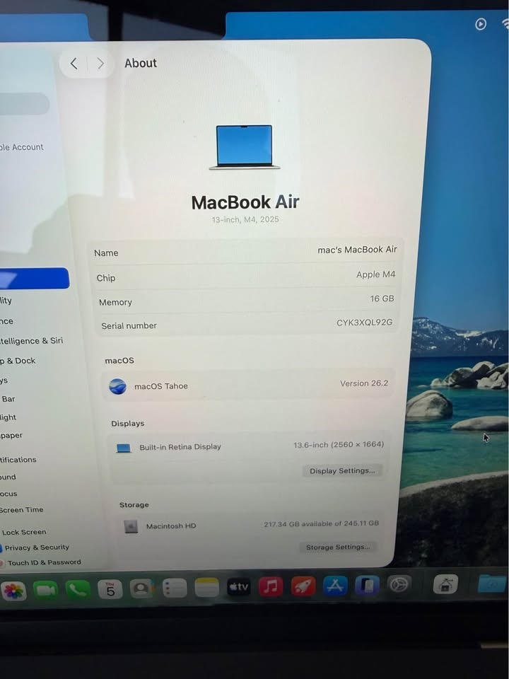 MacBook Air M4 13” (2025) 16GB 256GB - photo 2