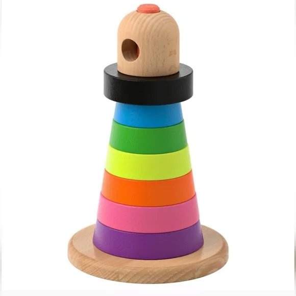 Ikea Wooden Stackable Lighthouse