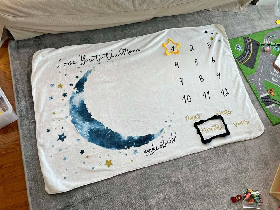 Baby Milestone Blanket for Photos