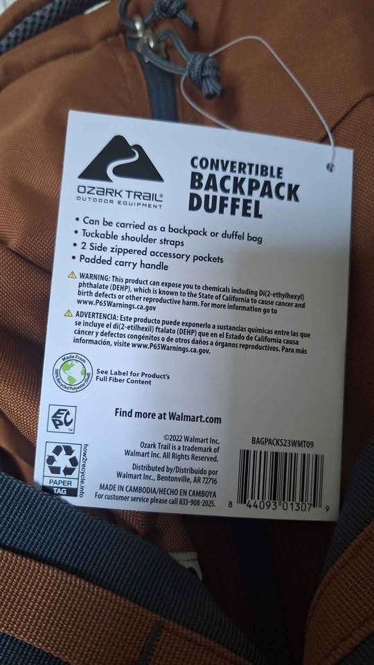 Ozark Trail Backpack Duffle 35 Liters - photo 5