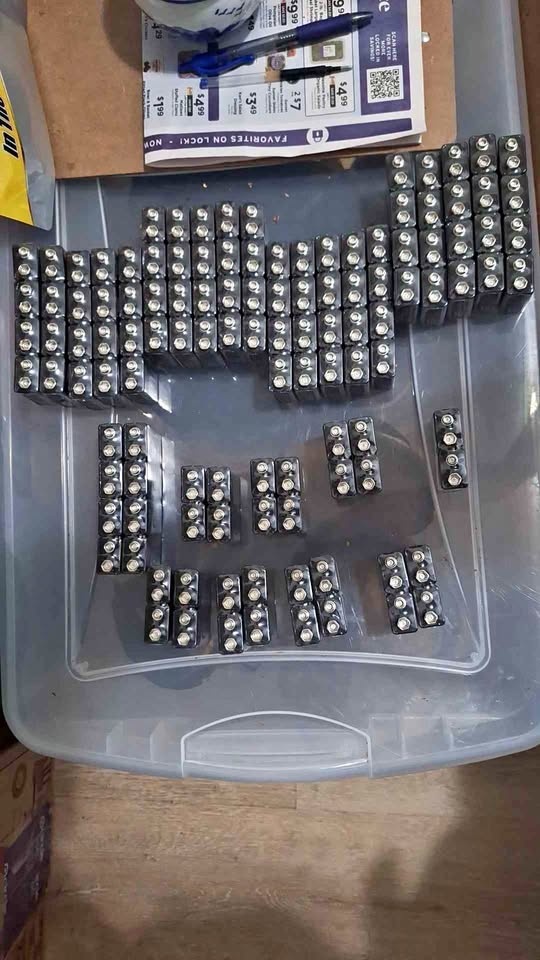New 9v Batteries - 126 Total