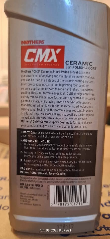 CMX Ceramic 3in1 Polish and Coat - photo 2