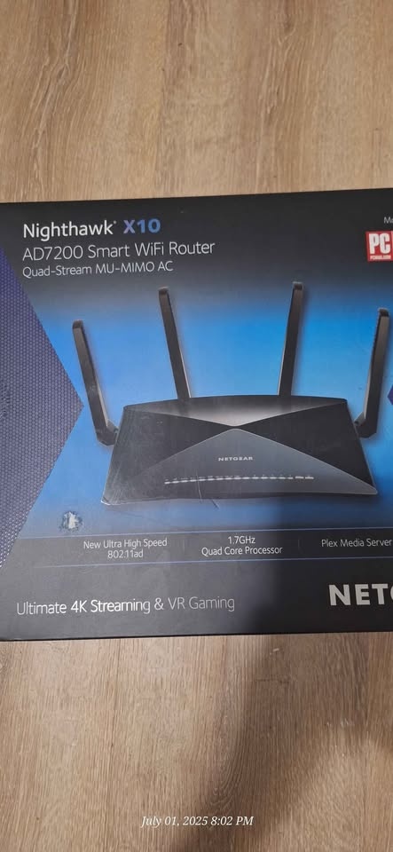 Netgear Nighthawk X10-R9000-AD7200 Smart WiFi Router - photo 2