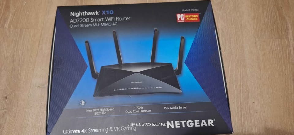 Netgear Nighthawk X10-R9000-AD7200 Smart WiFi Router - photo 3