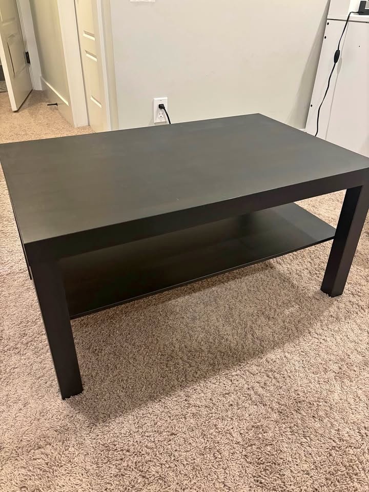 Ikea LACK Black Coffee Table