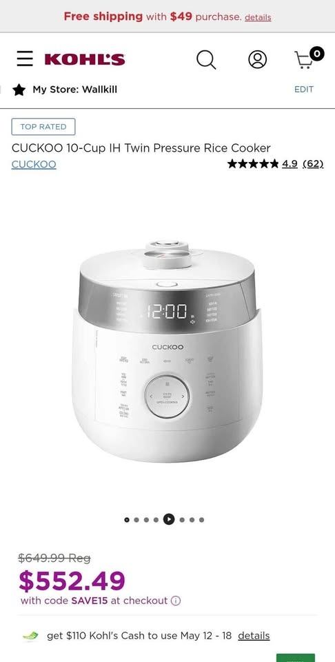 Cuckoo 10 Cup Double Sealed Rice Cooker Warmer - photo 2