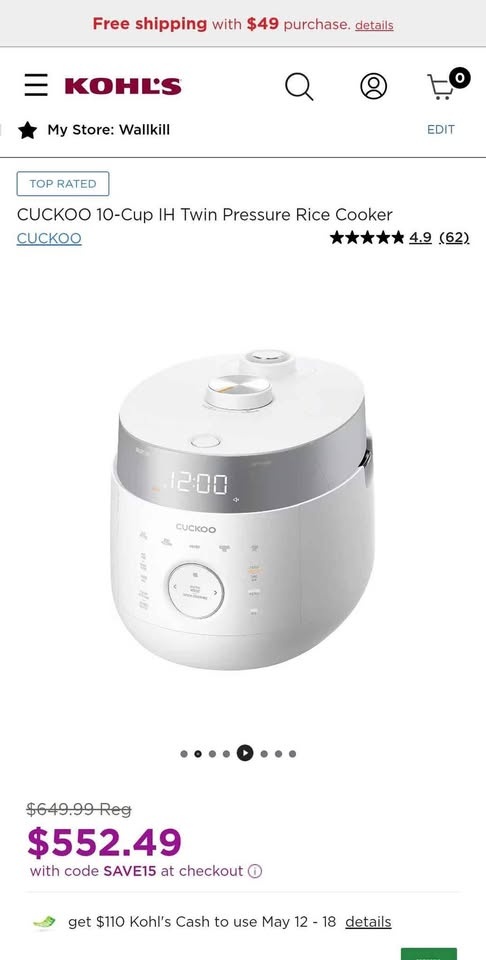 Cuckoo 10 Cup Double Sealed Rice Cooker Warmer - photo 3