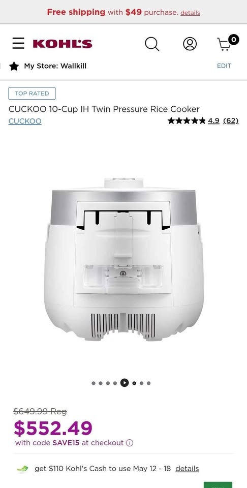 Cuckoo 10 Cup Double Sealed Rice Cooker Warmer - photo 5