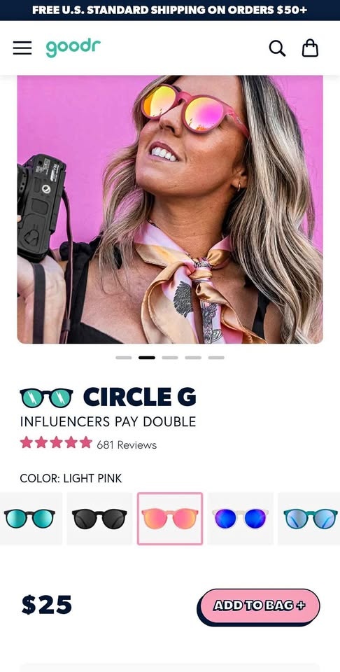 Goodr Sunglasses - Circle G Style