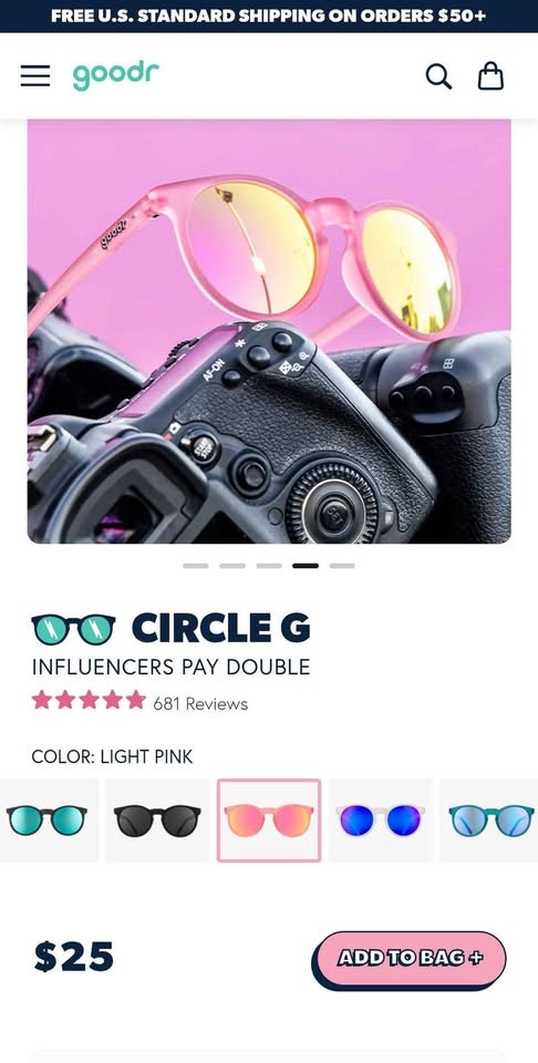 Goodr Sunglasses - Circle G Style - photo 2