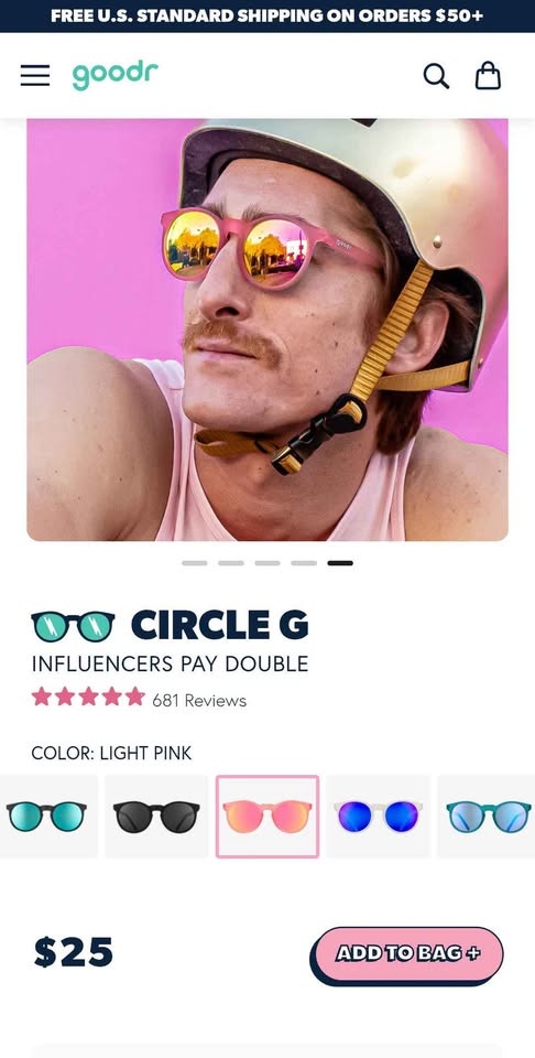 Goodr Sunglasses - Circle G Style - photo 3