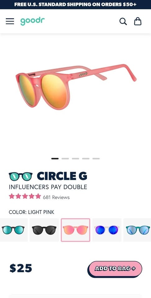 Goodr Sunglasses - Circle G Style - photo 4