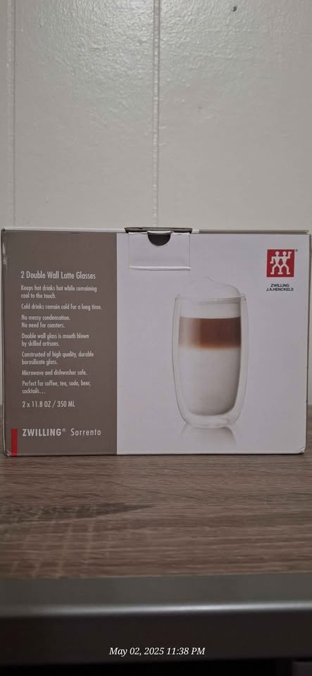 Zwilling Sorrento Double Wall Latte Glassware Set - photo 2