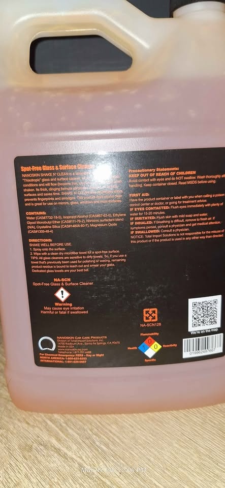 Nanoskin 1Gal Shake n Clean - photo 2
