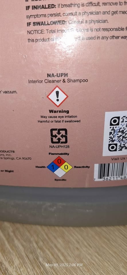 Nanoskin Upholstery Interior Cleaner and Shampoo 1Gal - photo 3