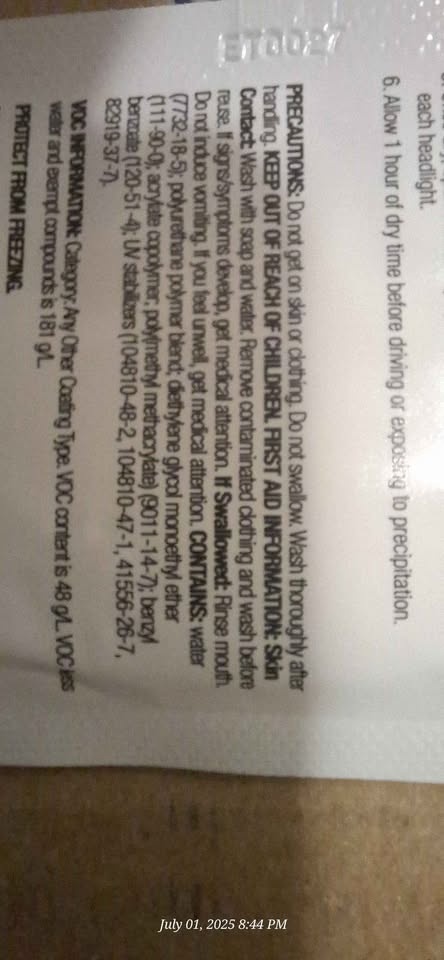 3M Quick Headlight Clearcoat - photo 5
